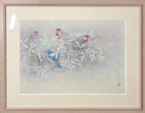 上村松篁-翁草
