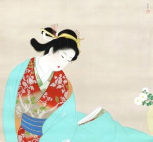 上村松園-菊寿