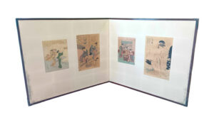 浮世絵屏風の作品写真