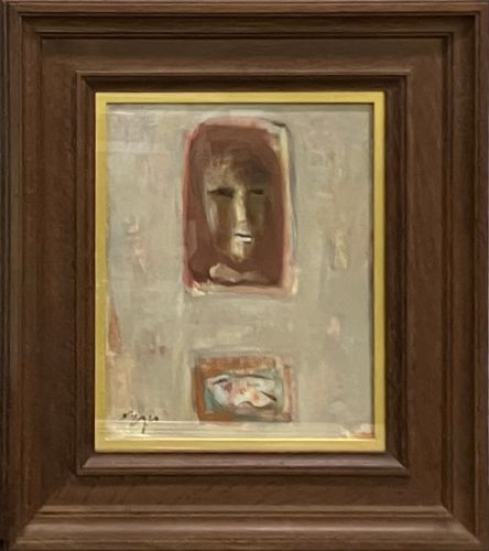 脇田和の鏡（油彩）の作品写真