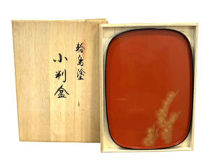 輪島塗 小判盆