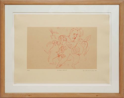 山本容子 版画 HUGOWOLF 5,000円 20231023