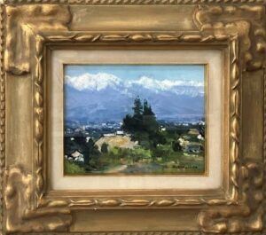 安曇野の晴れた日