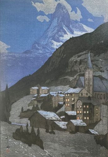 マタホルン山夜