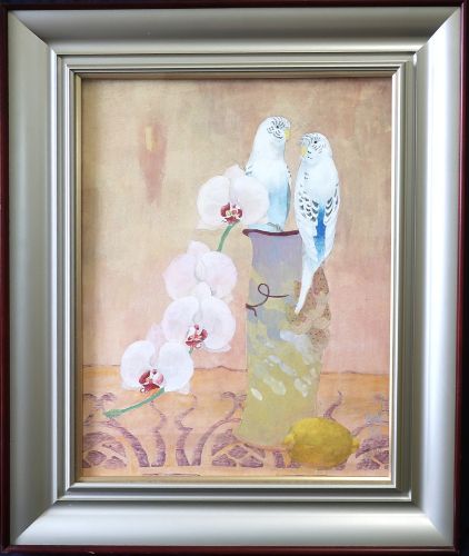 吉村誠司のインコ（日本画）の作品写真